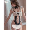 Đồ Cosplay Hầu Gái Nơ Cổ Bodysuit Buộc Dây Hông Sexy - Giá Ưu Đãi 119k 6