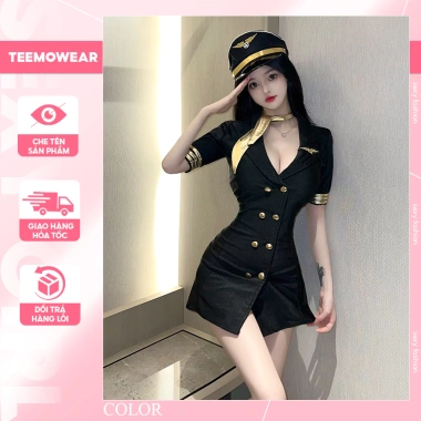 Đồ Cosplay Tiếp Viên Hàng Không Sexy - Gợi Cảm, Nóng Bỏng, Giá Ưu Đãi 338.000₫
