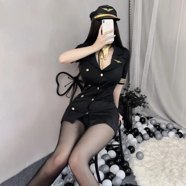 Đồ Cosplay Tiếp Viên Hàng Không Sexy - Gợi Cảm, Nóng Bỏng, Giá Ưu Đãi 338.000₫