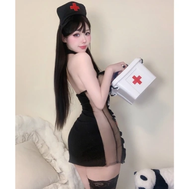 Đồ cosplay y tá sexy BIKI HOUSE N356 - Váy ngắn ren, ôm body, giá chỉ 125.000đ 5 Đồ cosplay y tá sexy BIKI HOUSE N356 - Váy ngắn ren, ôm body, giá chỉ 125.000đ 5