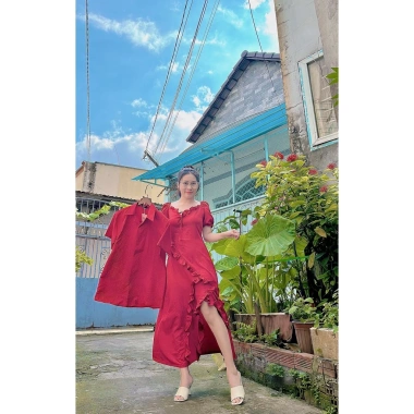 Đồ đôi đỏ đen bèo tà - Váy siêu xinh giá 359k Forever Couple Store 5 Đồ đôi đỏ đen bèo tà - Váy siêu xinh giá 359k Forever Couple Store 5