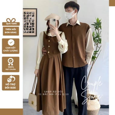 Đồ đôi nam nữ mới nhất - Set đò cặp hình thật, giá chỉ 320.000₫, giảm từ 387.200₫ 5