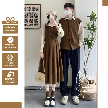 Đồ đôi nam nữ mới nhất - Set đò cặp hình thật, giá chỉ 320.000₫, giảm từ 387.200₫ 7