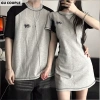 Đồ đôi set couple áo nam đầm nữ tay ngắn chữ A màu ghi xám phối đen HAPPYLOVE G171 Giá ưu đãi 305.000 VND 10
