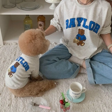 Đồ đôi thú cưng cotton thoáng mát - Shiba Bully Pháp Golden Bichon cho mèo & chó mọi size, 198.244₫