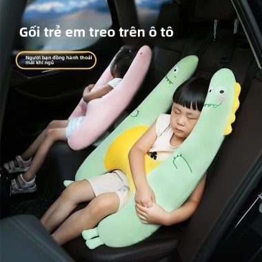 Đồ Dùng Ngủ Ghế Sau Ô Tô Trẻ Em - Gối Mùa Hè, Tựa Đầu, Hỗ Trợ Thắt Lưng, 188k
