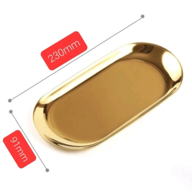 Đồ Dùng Spa Inox Mạ Vàng Sang Trọng - Khay Hạt Đậu, Hũ Inox Giá Ưu Đãi 27,200₫