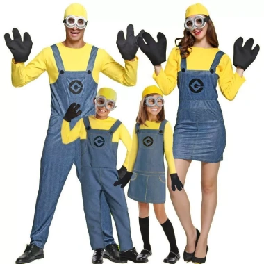 Đồ Hóa Trang Minion Halloween Không Kèm Kính - Trang Phục Cosplay Cho Bé và Người Lớn Giá 65.000₫ 2 Đồ Hóa Trang Minion Halloween Không Kèm Kính - Trang Phục Cosplay Cho Bé và Người Lớn Giá 65.000₫ 2