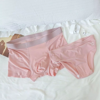 Đồ Lót Cặp Đôi Ice Silk Nhật Bản Ngọt Ngào – Bộ Nữ + Boxer Nam, Giá 210.167₫