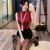 Đồ Lót Cosplay Thư Ký Đồng Phục Hộp Đêm Top Váy Slim-Fit Mềm Mại Giá Ưu Đãi 140.400₫ 4