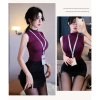 Đồ Lót Cosplay Thư Ký Đồng Phục Hộp Đêm Top Váy Slim-Fit Mềm Mại Giá Ưu Đãi 140.400₫ 6