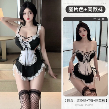 Đồ Lót Gợi Cảm Nội Y Sexy Hầu Gái Buộc Dây Hở Lưng - CWEAR.SEXY Giá 89.000 5