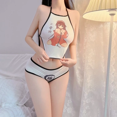 Đồ Lót Nữ Gợi Cảm DN16 - Bộ Đồ Ngủ Sexy Cosplay Anime Dễ Thương, Giá 160.000₫ 2