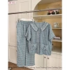 Đồ mặc nhà nữ pijama SUNA K35 dài, áo cổ viền bèo, vải mềm mịn - 242.190₫ 10