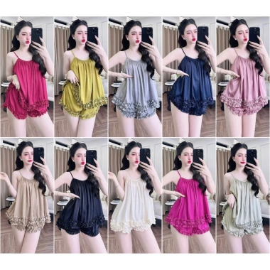 Đồ ngủ 2 dây sexy lai bèo họa tiết vằn, áo yếm vải mềm mịn thoáng mát - 164k 8 Đồ ngủ 2 dây sexy lai bèo họa tiết vằn, áo yếm vải mềm mịn thoáng mát - 164k 8