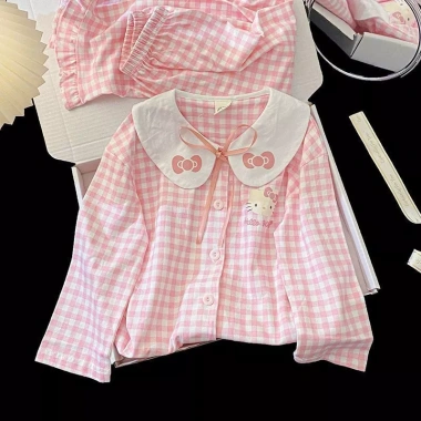 Đồ ngủ bé gái Sweet Kitty mùa xuân thu dài tay ấm áp - Ưu đãi đặc biệt 141k 5