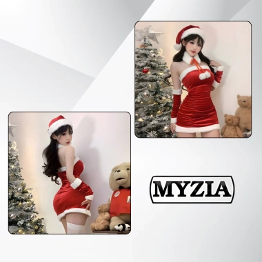 Đồ ngủ cosplay giáng sinh gợi cảm Myzia DN95 Đóng đơn theo yêu cầu, giảm 264k, ship hỏa tốc 2