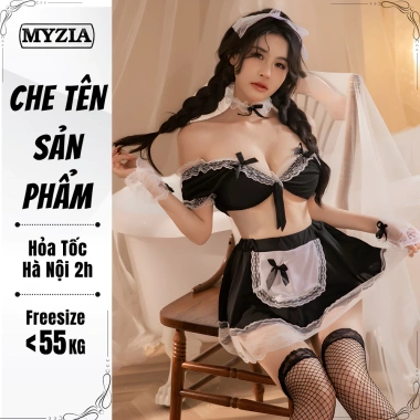 Đồ ngủ cosplay hầu gái gợi cảm Myzia DN22 - Giá 25k, giảm giá, ship hỏa tốc