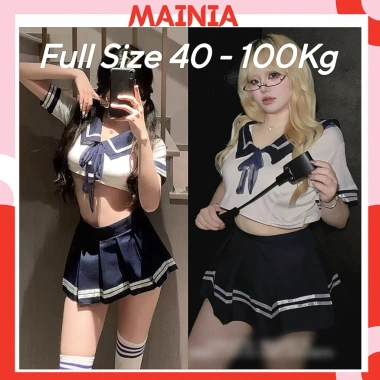 Đồ Ngủ Cosplay Học Sinh Lolita Size 40‑90Kg MS46 – 115k Mainia