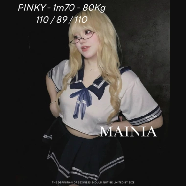 Đồ Ngủ Cosplay Học Sinh Lolita Size 40‑90Kg MS46 – 115k Mainia