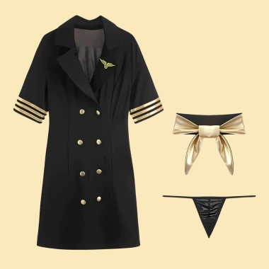 Đồ ngủ cosplay nữ tiếp viên gợi cảm Dream Wear DN27 - Giá chỉ 90.000 VNĐ 2