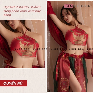 Đồ Ngủ Hóa Trang Nữ DN08 – Bộ Ngủ Cổ Trang Sexy Quyến Rũ, Giá 106.000 VND 4