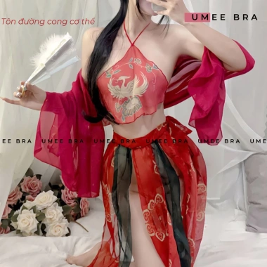 Đồ Ngủ Hóa Trang Nữ DN08 – Bộ Ngủ Cổ Trang Sexy Quyến Rũ, Giá 106.000 VND 7