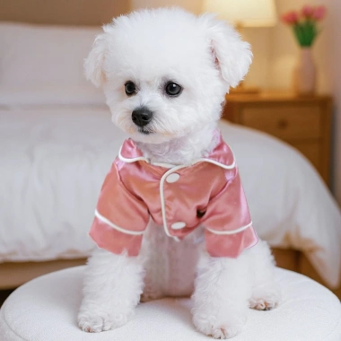 Đồ ngủ kiểu Pháp cho mèo chó nhỏ 2 chân, cotton mỏng nhẹ, nút bấm giảm lông 4 Đồ ngủ kiểu Pháp cho mèo chó nhỏ 2 chân, cotton mỏng nhẹ, nút bấm giảm lông 4