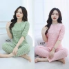 Đồ ngủ mặc nhà tay dài quần dài chất lụa, dễ thương xinh xắn, giá chỉ 175k 2