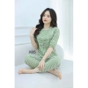 Đồ ngủ mặc nhà tay dài quần dài chất lụa, dễ thương xinh xắn, giá chỉ 175k 4