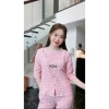 Đồ ngủ mặc nhà tay dài quần dài chất lụa, dễ thương xinh xắn, giá chỉ 175k 5
