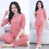 Đồ ngủ mặc nhà tay dài quần dài chất lụa, dễ thương xinh xắn, giá chỉ 175k 9
