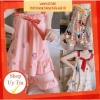 Đồ ngủ nữ bộ áo 2 dây cute hot hit 2.021 – phối hoạ tiết trẻ trung, freeship, giá 139k