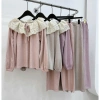 Đồ ngủ nữ bộ mặc nhà dài tay thu đông, tông màu trơn phối ren sang trọng – MIMI CLOTHES, giá chỉ 347.130 VND 6