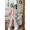 Đồ ngủ nữ bộ mặc nhà dài tay thu đông, tông màu trơn phối ren sang trọng – MIMI CLOTHES, giá chỉ 347.130 VND 10