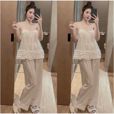 Đồ ngủ nữ dáng tiểu thư chất lụa lantin - Thiết kế sang trọng, giá ưu đãi 159.000₫ 5 Đồ ngủ nữ dáng tiểu thư chất lụa lantin - Thiết kế sang trọng, giá ưu đãi 159.000₫ 5