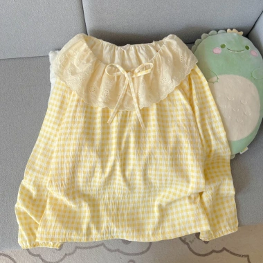 Đồ ngủ nữ dễ thương bộ pijama học sinh thiếu nữ áo quần tay dài 149.900₫