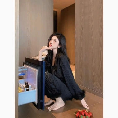 Đồ Ngủ Nữ Dưới 1.6m TAMY Freesize - Đồ Bộ Lông Vũ Tròn Chất Gấm, Giá 248.700₫