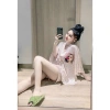 Đồ Ngủ Nữ JULY Pijama Chấm Bi Họa Tiết Cô Gái Tay Cánh Dơi Freesize Chất Latin 204.000đ 5