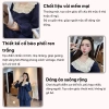 Đồ ngủ nữ Lily dài tay cổ vuông ren, mix quần suông vintage, pijama giá 158.400₫ 3