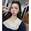 Đồ ngủ nữ Lily dài tay cổ vuông ren, mix quần suông vintage, pijama giá 158.400₫ 4
