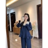 Đồ ngủ nữ Lily dài tay cổ vuông ren, mix quần suông vintage, pijama giá 158.400₫ 5