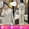 Đồ Ngủ Nữ OSEXY Pijama Họa Tiết Mèo Kitty Túi Đính Nơ Chất Lụa Freesize 58kg Giá 219.000₫