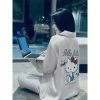 Đồ Ngủ Nữ OSEXY Pijama Họa Tiết Mèo Kitty Túi Đính Nơ Chất Lụa Freesize 58kg Giá 219.000₫ 5