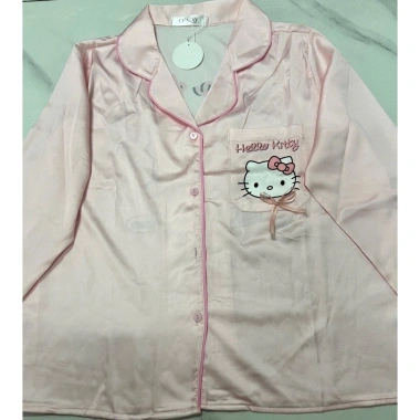 Đồ Ngủ Nữ OSEXY Pijama Họa Tiết Mèo Kitty Túi Đính Nơ Chất Lụa Freesize 58kg Giá 219.000₫ 10