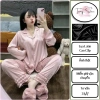 Đồ ngủ nữ TAMU Pijama dài tay lụa mịn mượt, béo tầng, freesize dưới 58kg – Giá ưu đãi