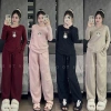 Đồ ngủ nữ thời trang thu đông in hình thú dễ thương, chất len lông thỏ mềm mại, set dài 4 màu Jemmy Style - Giá ưu đãi 299.000₫ cho mùa thu đông 4