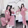 Đồ ngủ nữ truyền thống pijama tay dài MIKY lụa Latin cao cấp, siêu mềm, thoáng khí, xinh xắn, phù hợp 3