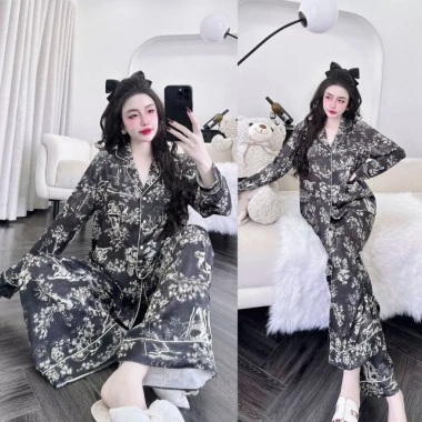 Đồ ngủ nữ truyền thống pijama tay dài MIKY lụa Latin cao cấp, siêu mềm, thoáng khí, xinh xắn, phù hợp 5 Đồ ngủ nữ truyền thống pijama tay dài MIKY lụa Latin cao cấp, siêu mềm, thoáng khí, xinh xắn, phù hợp 5
