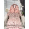 Đồ ngủ nữ truyền thống pijama tay dài MIKY lụa Latin cao cấp, siêu mềm, thoáng khí, xinh xắn, phù hợp 9